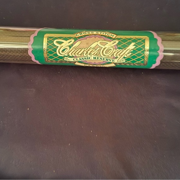 New Charles Craft Classic Reserve Black Cross Stitch Fabric 15" x 18 - Picture 1 of 6